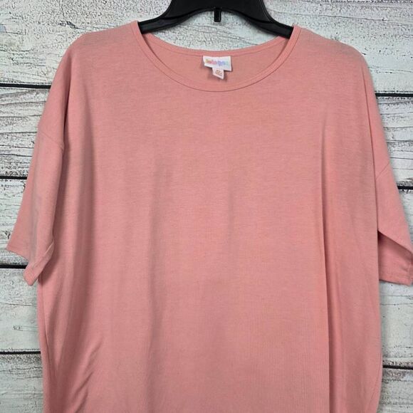 LuLaRoe XS Simply Comfortable Pink Tunic Tee - Picture 3 of 8